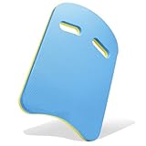Schwimm-Kickboard für Kinder & Erwachsene – Schwimmbrett aus EVA-Schaum mit Handgriffen, perfekt für Schwimmtraining (Blau, U-förmig)