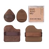 4/5/6/10Pcs Schokoladen-Kosmetik-Puff,Make-up-Schwämme, Nass-Trocken-Gebrauch, für Gesicht, Augen kontur ieren den Schatten, Kosmetik-Foundation Blusher Make-up-Tool