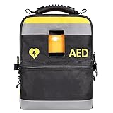 LHQYA Tragbares AED-Notfallset, AED-Erste-Hilfe-Set, 2-lagiges Design, Sicherheitsreflektierend, Verstellbarer Schultergurt, Für Büro, Öffentliche Orte