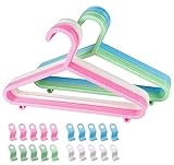 Sweelov Kleiderbügel Kinderkleiderbügel 20 Stück. Baby Kleiderbügel Hangers Aufbewahrung Kleiderbuegel für Kleiderschrank Schrank Kleidung