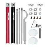 SIIIXS Drechseleisen Set mit Hartmetall-Schneidplatten, verstellbare Drechselmesser Mit Schüsselschleifer,Drechselwerkzeug-Satz für Holz