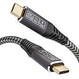 CAKOBLE USB C Kabel auf USB C 0.5M, USB 3.2 Gen2 × 2 Typ C ladekabel, 20 Gbps Datenübertragung, 100W 20V/5A Schnellladekabel,4K @ 60Hz Videoübertragung für Laptop, Mobiltelefon, USB-C-Geräte.