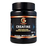 Dutch Giant Creatin Monohydrat | 300gr | Kreatin Pulver | 100% Ultra Pure Creatine Monohydrate Powder | Fitness & Nutrition | Creatin Testsieger | Geschmacksneutral