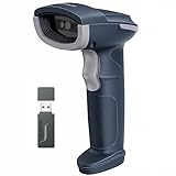 Inateck 2D Kabelloser Barcode Scanner, Bluetooth 5.0, 2.4Ghz Adapter, Bildschirm-Scannen, BCST-55