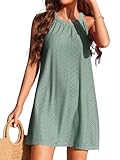 Zetieny Damen Strandkleid Bikini Cover Up Sommer Kleidr Strandponcho Bademode Strandtunika Badeanzug