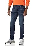 Amazon Essentials Herren Skinny Jeans mit hohem Stretchanteil, Dunkle Waschung, 34W / 34L