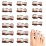 TISCH 16 Stück Hammerzehen Zehenbandage, Hammerzehen Korrektur Bandage, Hammerzehen Korrektoren, Zehenkorrektor Bandagen Zur Korrektur Von Hammerzehen, Krummen Zehen, üBerlappenden Zehen(Zwei Größen)