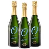 Oberkircher Winzer Cuvée Sekt Weiß Alkoholfrei - COLLECTION 'O' - alkoholfreier Sekt, ein prickelnd schäumendes, alkoholfreies Getränk - Badischer Sekt, Anbaugebiet Ortenau (3 x 0,75 l)