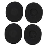 CHICAMPERA 4Stücke Teiliges Headset Ohrpolster Ersatz Ohrpolster für Schwarz Atmungsaktives Design Geräuschdämmung Hohe Langlebigkeit