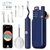 Ohrenschmalz Entferner Otoskop,Ultra HD Flexibler Ohrenreiniger,mit Pinzette,Ohrenreiniger Kamera,für Ohren,Nasen,Hals-Untersuchungen,Geeignet für Erwachsene und Kinder