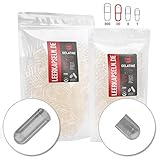 2000 Stück getrennte Kapselhälften | Größe 00 | RIND GELATINE Kapseln Caps | Leerkapseln mit gr. Füllmenge | transparent | kein vorheriges öffnen nötig | halal kosher zertfiziert supplements (2000)