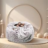 Velours Hülle Für Sitzsack Modern Waschbar Stretchig Zippverschluss Für Erwachsene Gaming Sessel Sofastuhl Aufbewahrung Von Spielzeug Kein Füllmaterial,A,180 * 90cm