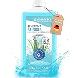 Maxxi Clean | 750 ml Nachfüllflüssigkeit Scherkopfreiniger für Reinigungskartusche | Rasierer Reinigungsflüssigkeit kompatibel mit Braun Reinigungsstation | Reinigungsspray mit Aloe Vera Duft