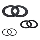lasuroa 6stk Teiliges 25076rp-Unterlegscheiben- und Ring-Set, Gummidichtung für Pool-Kolbenventil Poolschlauch-Unterlegscheiben O-Ring für Intex-Kolbenventil und Ersatzdichtung 10262 10745 10255