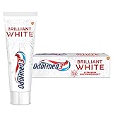 Odol-med3 Brilliant White, weiße zähne, Whitening Zahnpasta, Zahncreme bis zu 3x stärkerer Whitening Boost* für natürlich weiße Zähne, 75 ml,