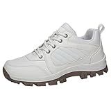 Schwarze Sneaker Herren Traillaufschuhe Sportschuhe Atmungsaktiv Walkingschuhe Laufschuhe Abriebfest rutschfeste Trekkingschuhe Bequem Bergschuhe Fashion Schnürschuhe Outdoor Joggingschuhe