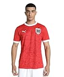 PUMA Österreich 2024 Fußball Heimtrikot Herren, Rot, L