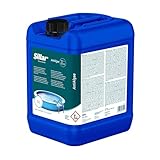 Sillar Flüssiger Algenvernichter 5L – Desinfektionsmittel für Pools, Springbrunnen & Teiche ohne Fischbesatz – gegen Algen, Biofilme, Bakterien & Pilze – wasserklärend & Nicht schäumend