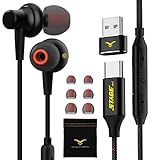 USB C Kopfhörer mit 7.1 Surround, HiFi-Klang USB Headset mit MEMS Mikrofon, Stummschalttaste, für Samsung Galaxy S22 S21 S20 Ultra Plus Huawei P40 P30 P20, mit kabel für PC Laptop Gaming Mac