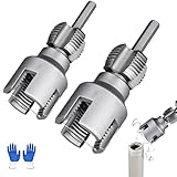 Integrated Internal & External Pipe Threading Tool, 2-in-1- Gewindeschneider Für Wasserrohre Innen Und Außen, Werkzeugsatz Von Gewinden öffner Maker Tool Für Wasserrohr Pvc-Rohre (1/2'' + 3/4'')