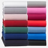 Malika® Winter Thermo Fleece Spannbettlaken, kuschelig weich Flausch Spannbetttuch, Betttuch Jersey flauschig Soft Plüsch Laken, Farbe:Anthrazit, Größe:90-100 x 200 cm