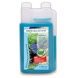 AQUALITY Aquarium Wasseraufbereiter (Macht aus Leitungswasser naturgerechtes Aquariumwasser - Schützt Ihre Fische - Ideal bei Neueinrichtung und Wasserwechsel), Inhalt:1 Liter