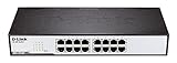 D-Link DES-1016D 16-Port Fast Ethernet Switch (10/100 Mbit/s-Anschlüsse, bis zu 200 Mbit/s im Full-Duplex-Modus)