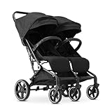 Deryan XP X2 Kinderwagen Buggy 2 in 1 - Buggy klein zusammenklappbar - Geburt bis 4 Jahre - Baby Wagen pro Sitz belastbar bis 22kg - Kinderbuggy klappbar - KOMPAKT & FALTBAR - Grau