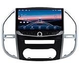 27.6 cm QLED Android Autoradio Stereo für Mercedes Benz Vito 3 W447 2014-2020 Head Unit GPS Navi WIFI BT Carplay SWC Telefonhalter Typ C Aufladen