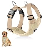 SlowTon Hundegeschirr für Hunde, No Pull Sicherheitsgeschirr Kleine Mittlere Hunde Brustgeschirr Dog Harness Weich Gepolstert Atmungsaktiv