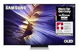 Samsung OLED 4K S90F 55 Zoll (138 cm), UHD Fernseher, NQ4 AI Gen3 Prozessor, OLED HDR+, 4K Upscaling Pro, Dolby Atmos, Gaming Hub, Motion Xcelerator 144Hz, Samsung Vision AI Smart TV