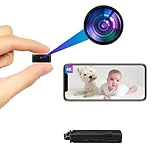 HiKam 2K HD Kleine Kamera, Live Übertragung Handy App, Überwachungskamera Innen Überwachung Hundekamera, Bewegungserkennung, Nachtsicht, Alarm auf Handy, E-Mail-Alarm,aufzeichnung, 3Pro