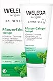 WELEDA Bio Pflanzen Zahngel, vegane Naturkosmetik Zahncreme/Zahnpasta zur gründlichen Reinigung der Zähne, natürlicher Schutz bei empfindlichem Zahnfleisch ohne den Zahnschmelz anzugreifen (1 x 75 ml)