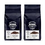 by Amazon Intenso Röstkaffee Ganze Bohnen, 1kg (2 Packs of 500g), Rainforest Alliance-Zertifizierung