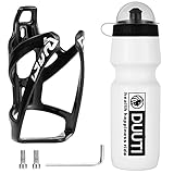 Flaschenhalter Fahrrad Trinkflaschenhalter und 700ml Premium BPA Freie Sportflasche, Fahrrad Trinkflaschen Set Leichter Fahrrad Flaschenhalter für Rennrad, Mountainbike. Unverzichtbar zum Reiten