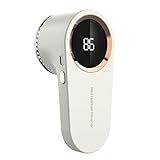 2 Fusselrasierer Elektrisch,9000 U/min Kabelloser & Wiederaufladbarer Flusenentferner mit LCD-Display -6 Klingen Leistungsstarker Fusselentferner für Kleidung,Pullover,Sofa,Decke - Inkl.Schutzgitter