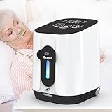 Sauerstoffkonzentrator Mobil – 90% Sauerstoffreinheit, 1-4L/min, Sauerstoffgerät für Zuhause mit Vernebelung, Tragbarer Sauerstoffkonzentrator für Zuhause, Auto & Reise (Inkl. Nasenkanüle)