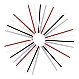 HANABASS 30 Stück Teiliges Farbiger Heißklebestifte mit Glitzer für Präzises Basteln Starke Haftung und Vielseitige DIY Kunstprojekte zum Versiegeln und Kreativen Gestalten