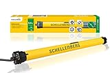 Schellenberg 20110 Rolladenmotor MINI Standard 10 Nm, mechanische Endlageneinstellung, Rohrmotor für 40 mm Welle, bis 6 m² Rollladenfläche, Set inkl. Wandlager