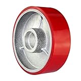 Hochleistungs-Lastrad mit 4 Zoll 5 Zoll 6 Zoll Iron Core Polyurethan Einrad, Verschleiß-resistentes Eisenkern-Einrad-Trolley-Rad