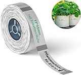 NIIMBOT Etiketten zur Kennzeichnung von Pflanzen im Freien, pflanzen schilder, 50 x 30 mm, Klar