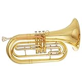 Tuyama® TMB-177 Marching Bariton/Basstrompete in B (Messing, enge Bohrung)