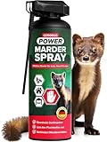 Gerobug Marderspray für Auto, Dachboden, Haus & Garage 400 ml - Marderschreck Dachboden, Marderschutz Auto Motorraum - Langanhaltende Marderabwehr Auto Spray mit verbesserter Formel