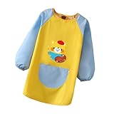 Lerpwige Baby Feeding Lätzchenmalerei Schürze Für Kinder Höhe 100-124 Cm Kleidung Sauber Wasserdicht Attraktive Farbkombination