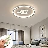 COOSNUG 72W LED Deckenleuchte 50cm Sternenlicht Deckenlampe Mond Dimmbar Wohnzimmer Lampe Modern Deckenleuchten Kueche Flur Schlafzimmer