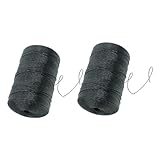 Veemoon 2rollen Mehrzweck-nylonschnur Als Fischernetz-reparaturzubehör Robustes Nylonseil Für Angeln Binden Packen Und Zelte Stabil Und Verschleißfest