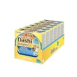 INABA Dashi Delights Katzenfutter Nass mit Echtes Thunfischfleisch, Getreidefrei, Zuckerfrei, Keine Nebenerzeugnisse, Premium Katzen Leckerlies in Dashi Brühe 70 g (6er Pack)