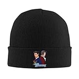 caps Herren 2025 Ace Attorney Awesome Game Strickmützen Geschenke Beanie Grafik Unisex Kopfbedeckung Caps Geschenke