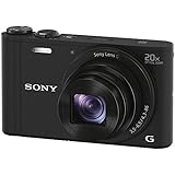 Sony DSC-WX350 Digitalkamera (18 Megapixel, 20-fach opt. Zoom, 7,5 cm (3 Zoll) LCD-Display, NFC, WiFi) schwarz