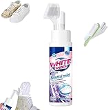 Circulatik Schaumreiniger ohne Ausspülen, hellt Schuhe sofort auf und hellt sie auf, tragbares, wasserfreies, trockenes Reinigungsmittel für Schuhe, erzielen Sie ein frisches Aussehen in wenigen